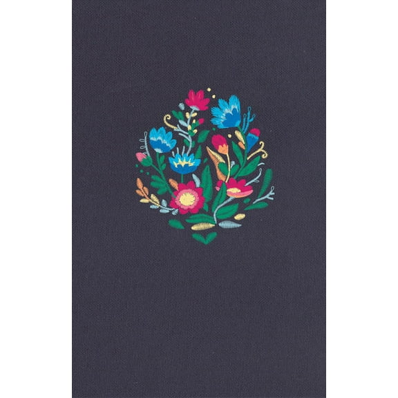RVR 1960 Biblia ultrafina, azul bordado sobre tela (Hardcover)