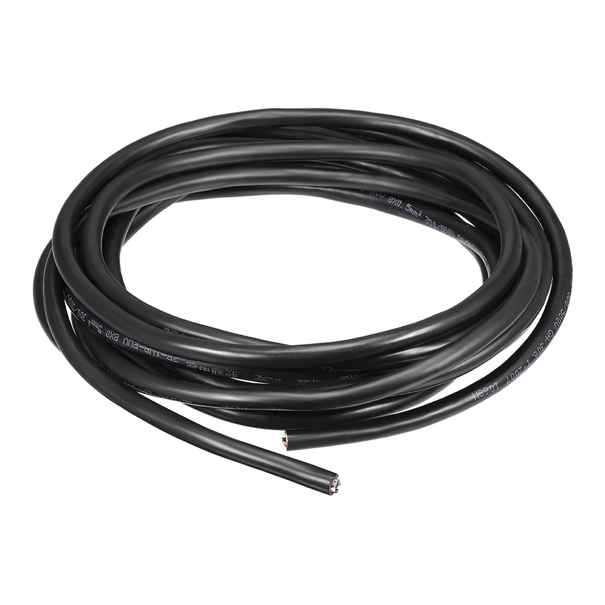 RVV Wire Cable Extension Cord Copper Wire Electric Conductor 4 Core 18 AWG 10M/32.8ft