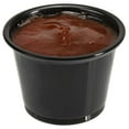 thumbnail image 1 of Chef 101 1 oz Round Black Plastic Portion Cup - 1 3/4" x 1 3/4" x 1 1/4" - 2000 count box, 1 of 5