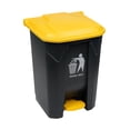 thumbnail image 1 of RW Clean 13 gal Dark Gray Plastic Step-On Trash Can - 17" x 15 3/4" x 23 1/2" - 1 count box, 1 of 10