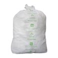 thumbnail image 1 of RW Eco 45 gal Clear Plastic Can Liner - Biodegradable, Compostable - 50" x 23 1/4" - 100 count box, 1 of 3