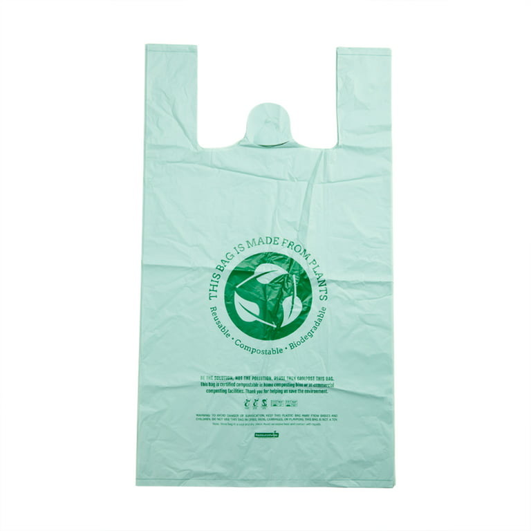 Saving Nature White Paper Medium Retail Bag - with Handles - 10 x 6 3/4 x  12 - 100 count box