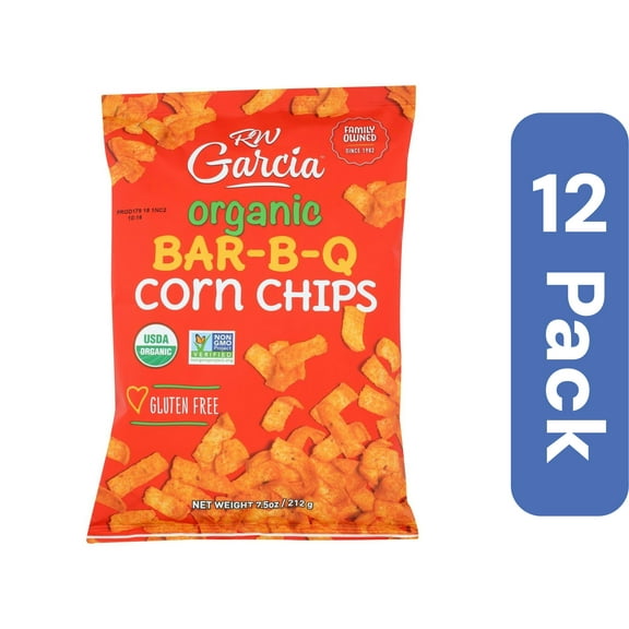 RW Garcia Organic Barbecue Corn Chips 7.5 oz (Pack Of 12)