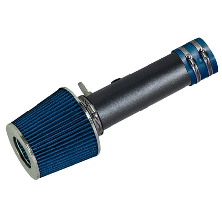 Rtunes Racing Short Ram Air Intake Kit + Filter Combo Compatible For 04-06 MDX 3.5L V6 (Black Blue)