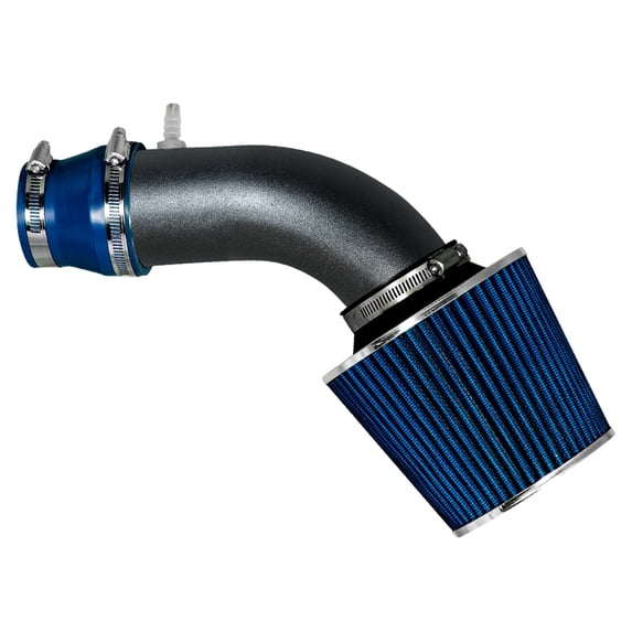 RW SERIES - MATTE BLACK PIPE BLUE - SHORT RAM INTAKE Compatible For 11-15 Hyundai ACCENT/VELOSTER 1.6L / ELANTRA/KIA RIO
