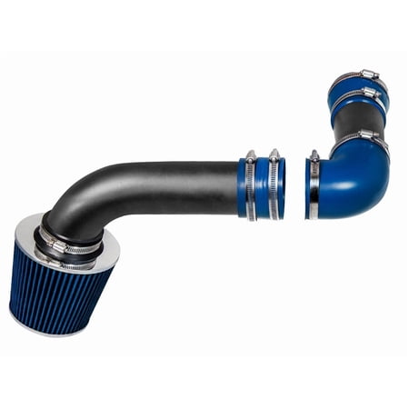 RW SERIES - MATTE BLACK PIPE BLUE - SHORT RAM INTAKE Compatible For 88-89 PONTIAC FIRDBIRD 5.0 & 5.7