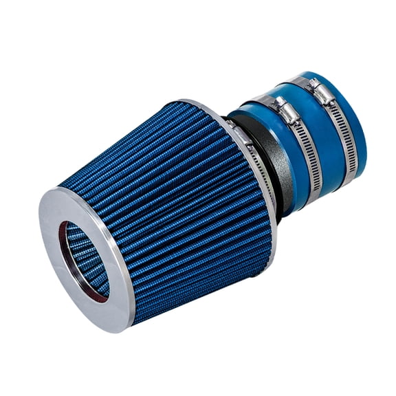 RTUNES RACING MATTE BLACK PIPE BLUE - SHORT RAM INTAKE Compatible For 93-98 Volkswagen Jetta/Passat/Golf / 92-94 Volkswagen Corrado GLX GTI