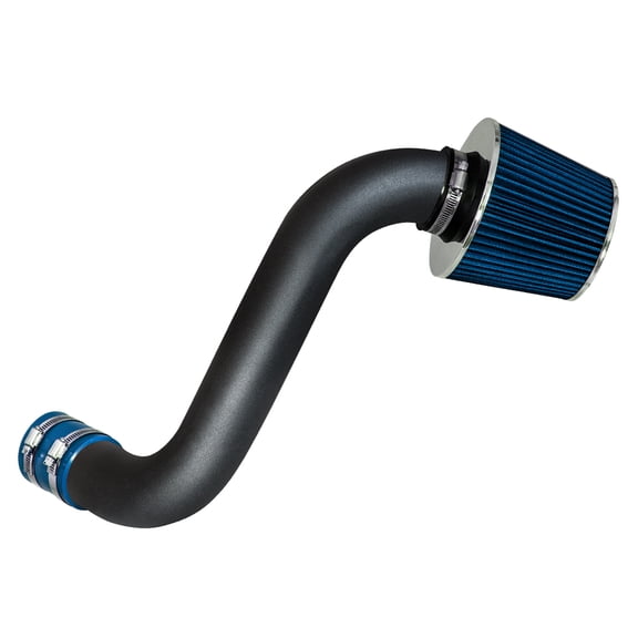 RTUNES RACING MATTE BLACK PIPE BLUE - SHORT RAM INTAKE Compatible For CHEVY S10 / BLAZER/SONOMA/JIMMY
