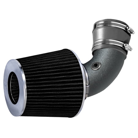 RW SERIES - MATTE BLACK PIPE GRAY - SHORT RAM INTAKE Compatible For 96-99 BMW Z3 / 318i / 318is / 318ti 1.9L L4