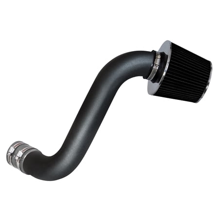 RTUNES RACING MATTE BLACK PIPE GRAY - SHORT RAM INTAKE Compatible For CHEVY S10 / BLAZER/SONOMA/JIMMY