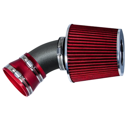 RW SERIES - MATTE BLACK PIPE RED - SHORT RAM INTAKE Compatible For 00-06 BMW E53 X5