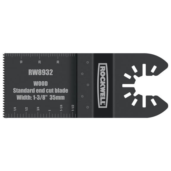 RW8981K Sonicrafter Oscillating Multitool End Cut Blades with Universal Fit System, 6-Pack