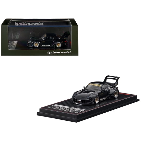 RWB 993 "Dark Star" Black 1/64 Diecast Model Car by Ignition Model