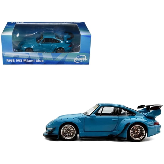 RWB 993 Miami Blue 1/64 Diecast Model Car by Model Model