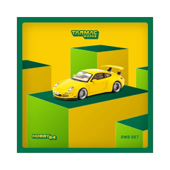 Tarmac Works Porsche 997 RWB Notting Hill - Yellow