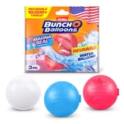 Bunch O Balloons Reusable Water Balloons Red, White & Blue 3 Pack.