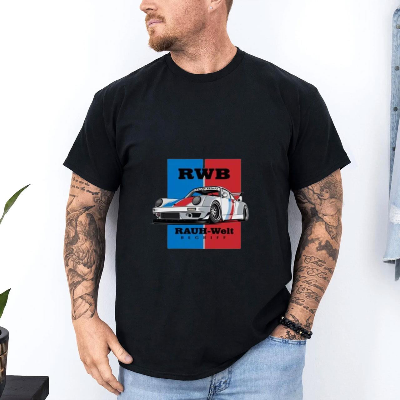 RWB Rauh Welt Begriff Racing Tuner Car Men s Gray T Shirt removebg preview Walmart