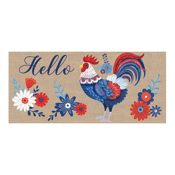 RWB Rooster Sassafras Mat