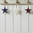 thumbnail image 1 of RWB Wooden Star Ornaments Set of 3 4x4x0.25, 1 of 4