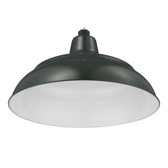 RWHS17-SG Millennium Lighting R Series - 1 Light Warehouse Shade-9.25 Inch Tall and 17 Inch Wide-Satin Green Finish