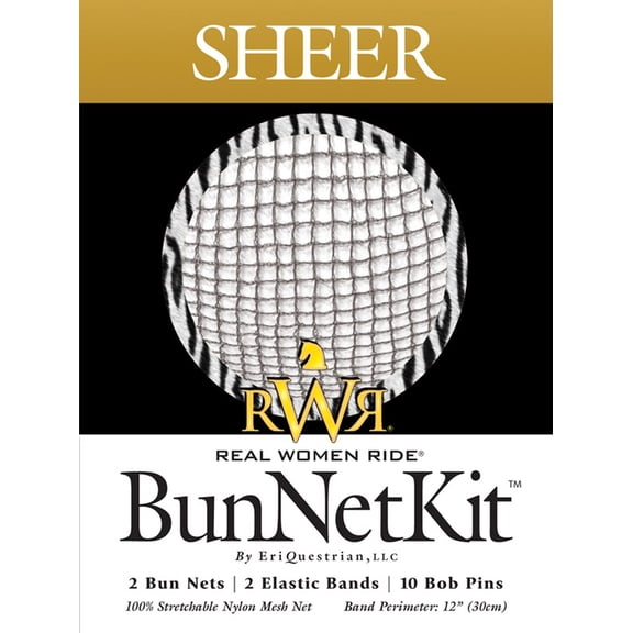 RWR Ultra Sheer Bun Net Kit (Black)