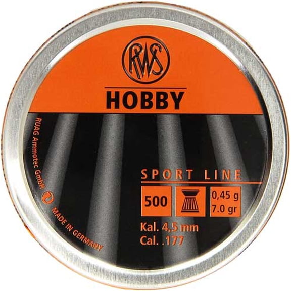 RWS 2317400 Hobby Sport Pellets .177 Pellet Lead 300