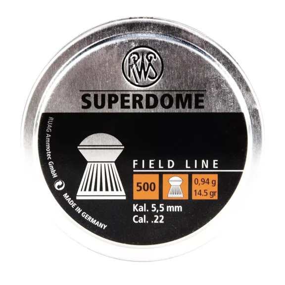 RWS Superdome Field Line .22 Caliber Pellets, 500 Count, Model 2315045