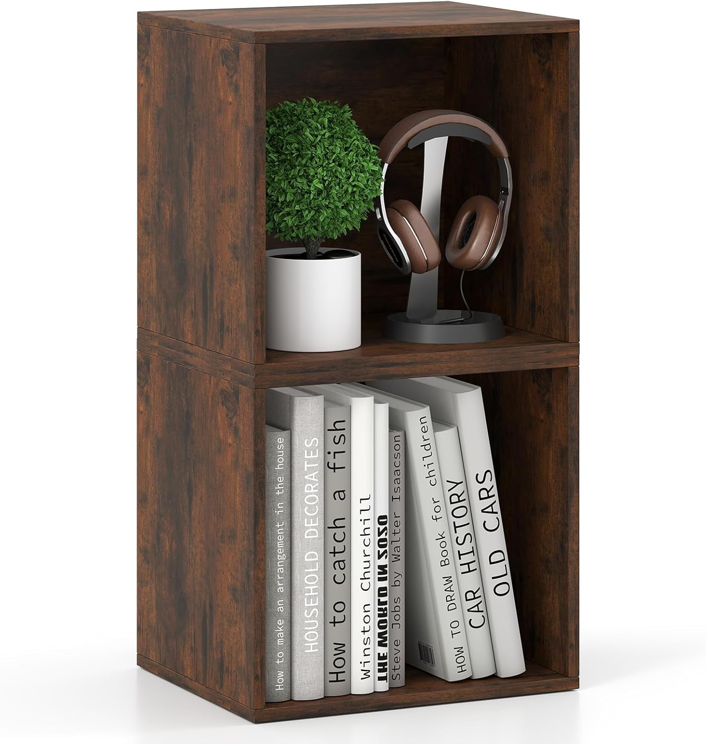 RWTFGV Stackable Cube Storage Organizer, Modular Storage Cabinet, 55lbs ...