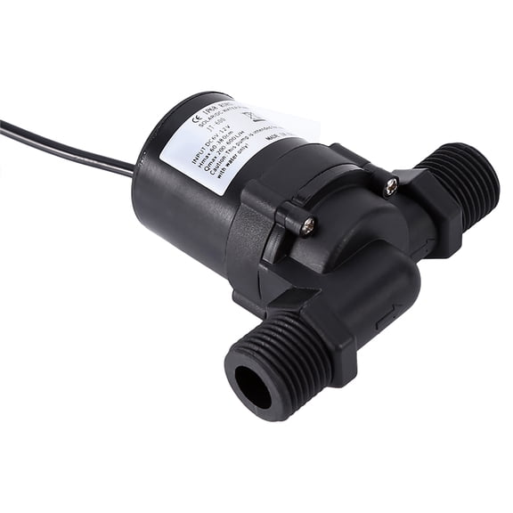 RWUDV DC 12V Solar Water Circulation Brushless Motor Water 600L/H IP68 Waterproof Plug,Water Circulation ,Water Circulation System