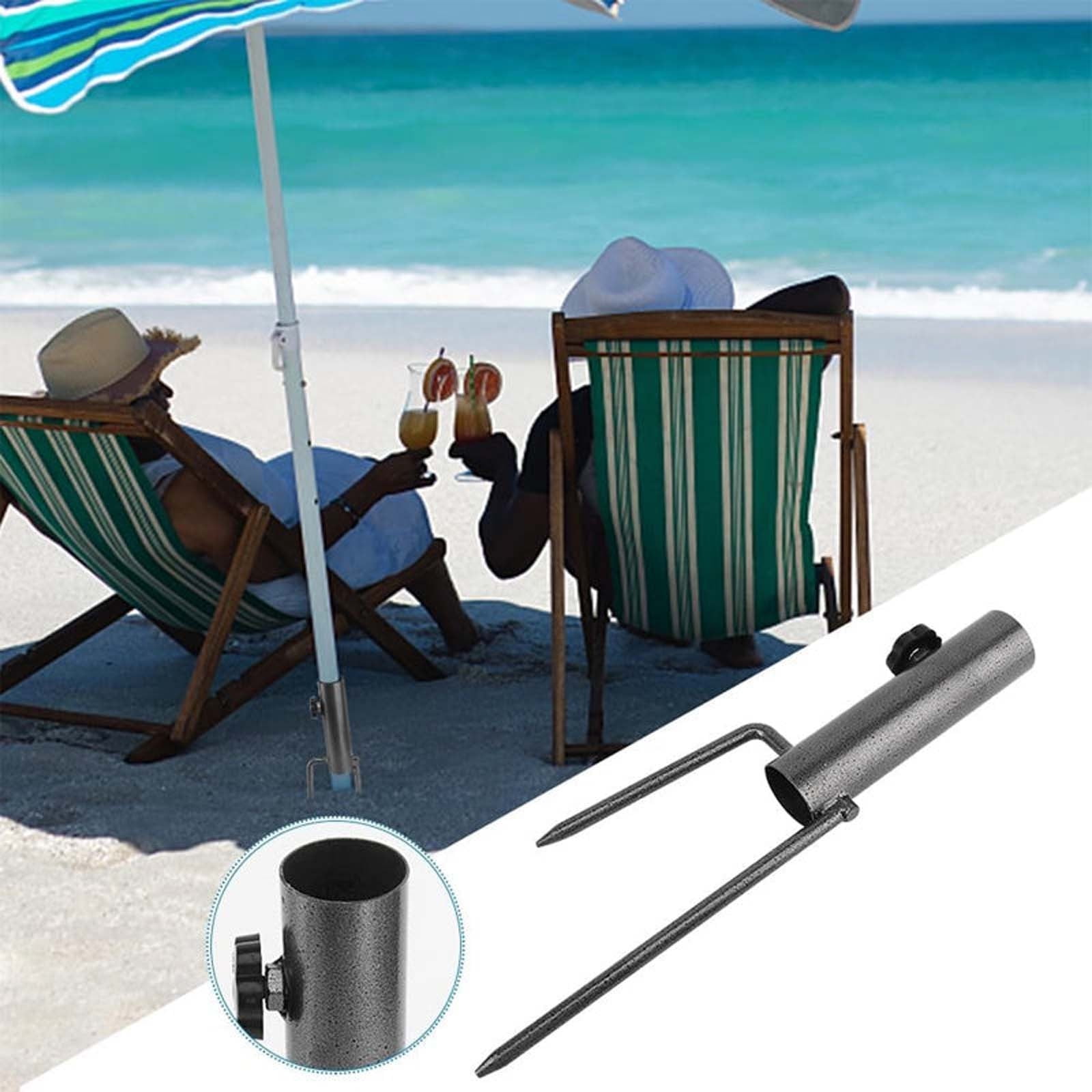 RWVBM HeavyDuty Adjustable Umbrella Base Steel Anchor for Beach and