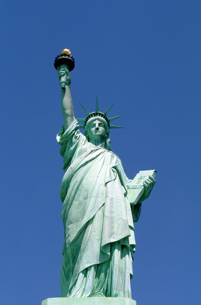 RWatts Statue Of Liberty New York City Ny Canvas Art - Ron Watts Design Pics (22 x 34)
