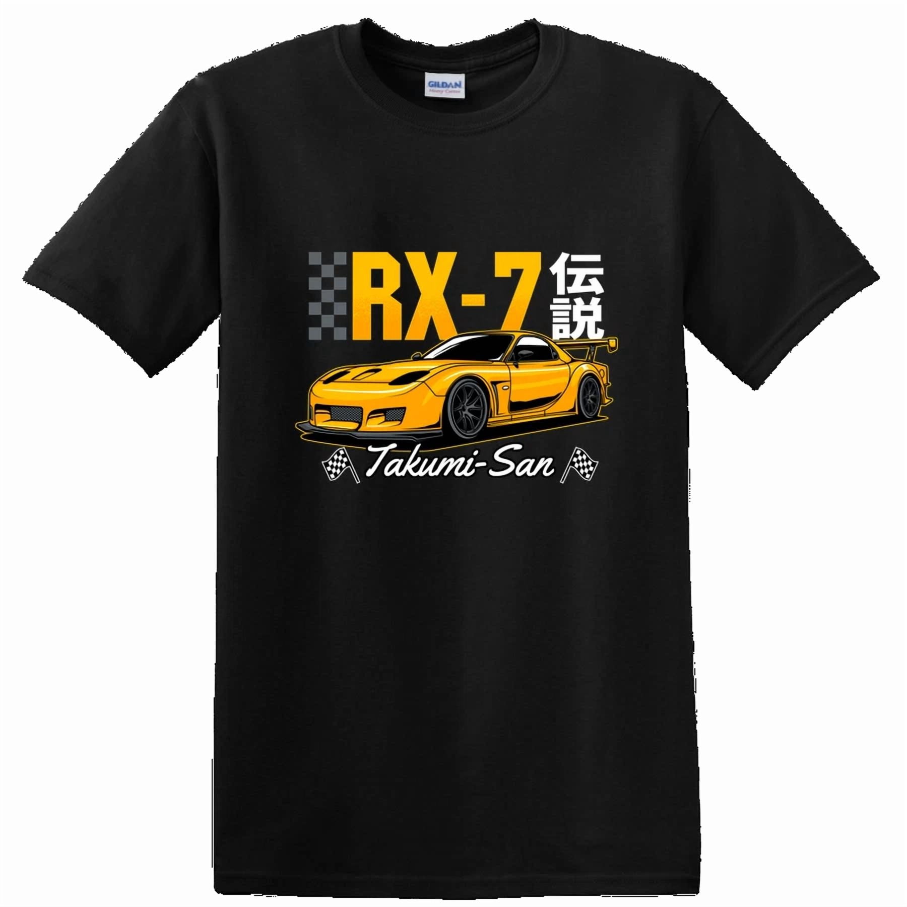 Scrub Rx RX-7 Car T Shirt Racing Legend Takumi-San Vintage Tee Automotive ...
