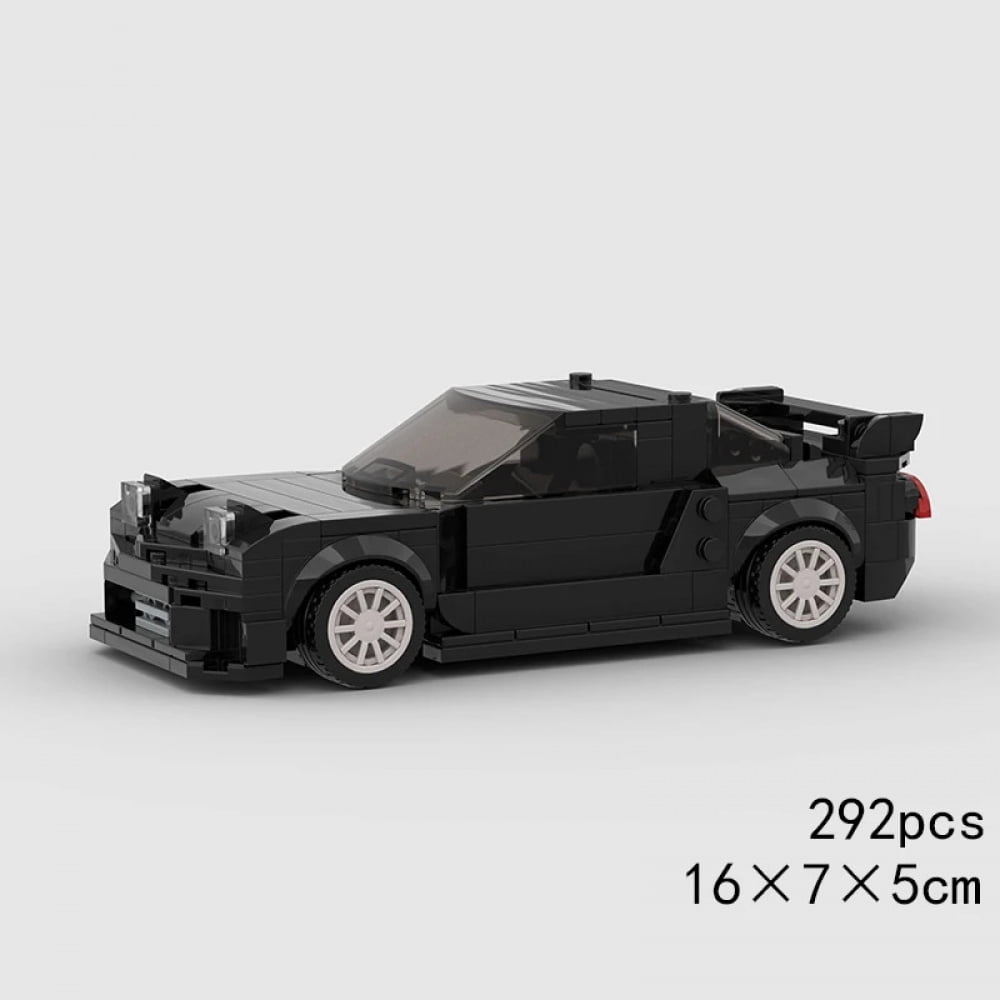 Demo Rally Toy RX-7 MOC Car Classical Speed Champions Super Race F1 Vehicle Model ...