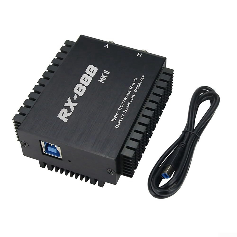 RX-888 MKII SDR Radio Receiver SDR LTC2208 16Bit ADC R828D HF VHF for ...
