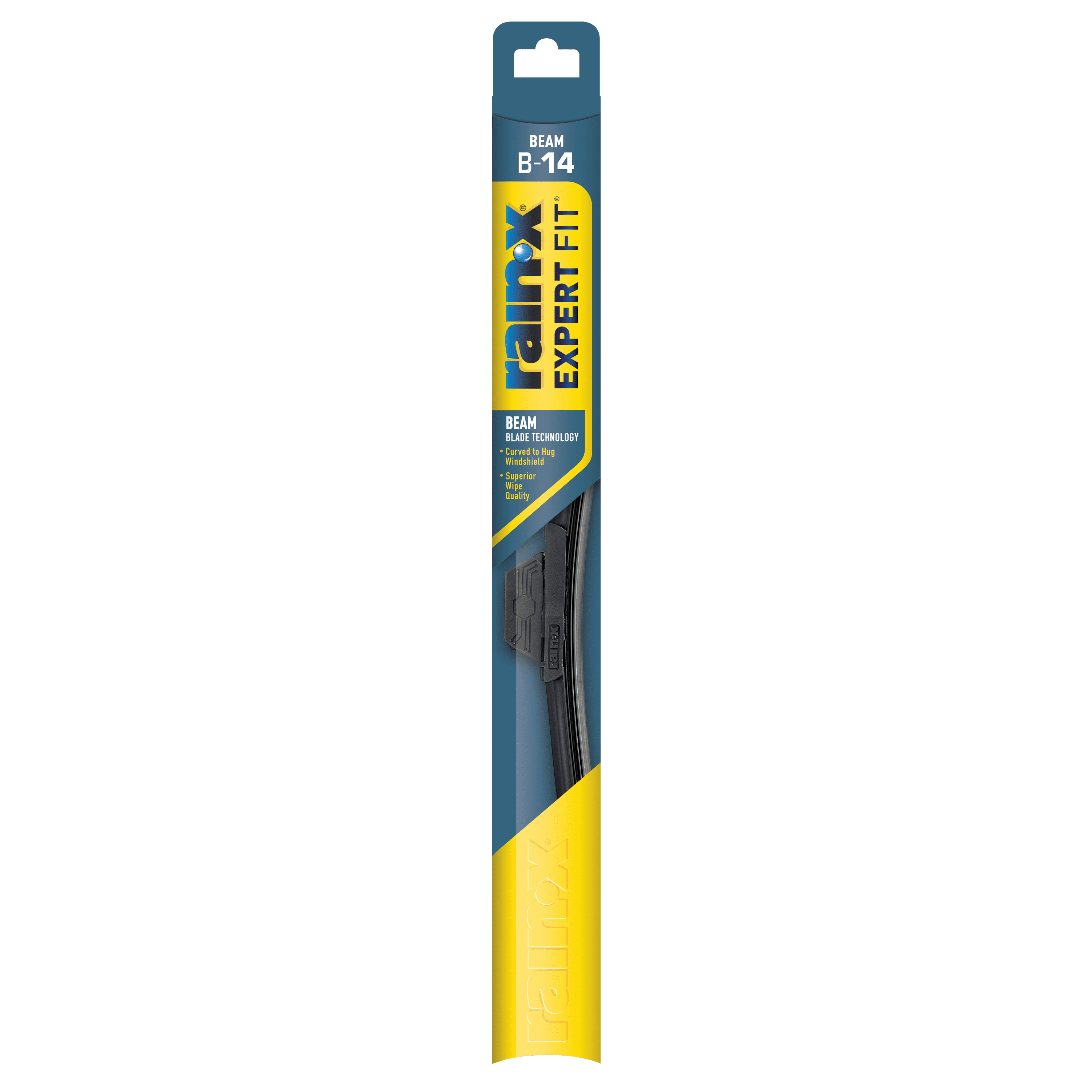 Rain-X Expert Fit Beam 14" Windshield Wiper Blade, Premium Wipers for Streak-Free, All-Weather Performance