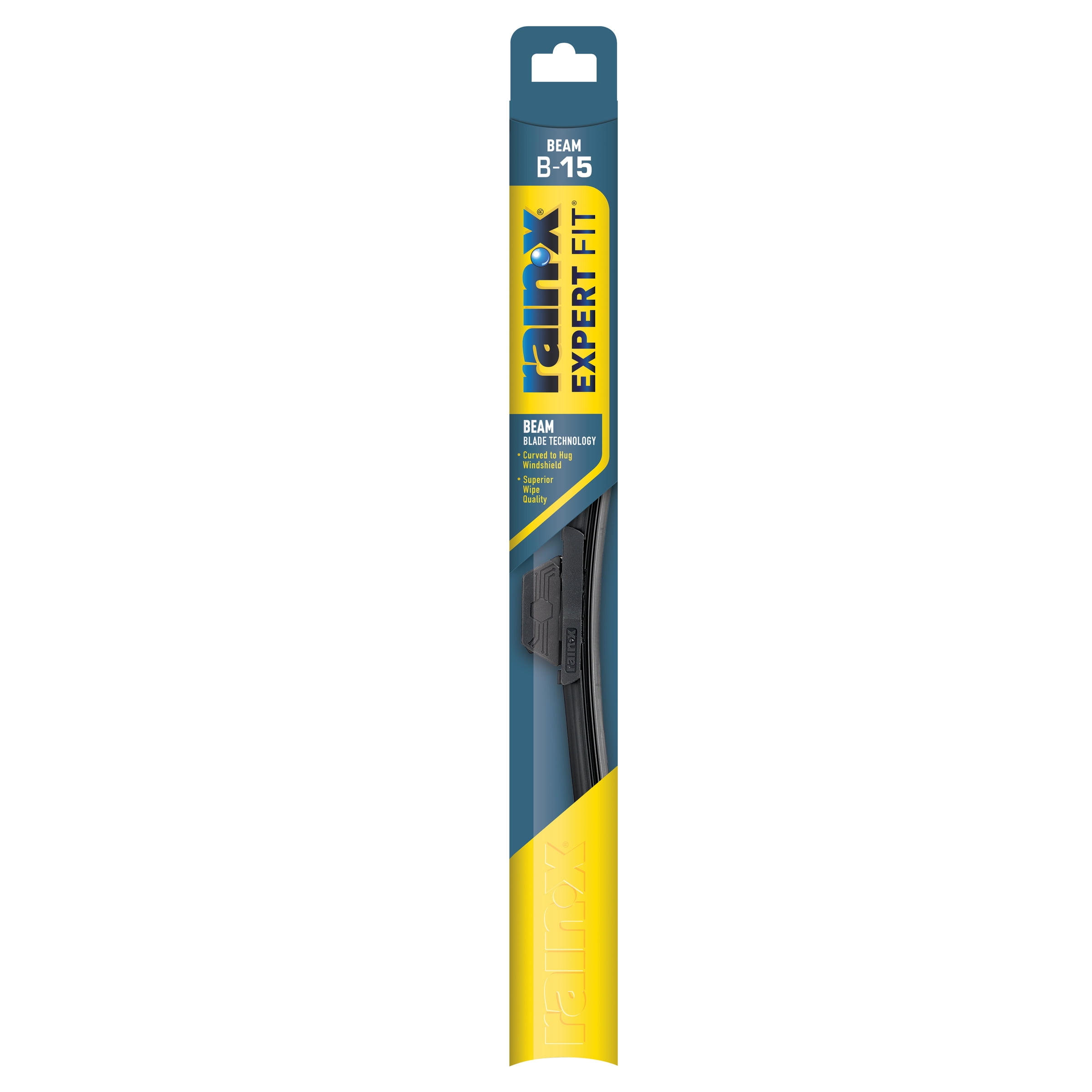 Rain-X Expert Fit Beam 15" Windshield Wiper Blade, Premium Wipers for Streak-Free, All-Weather Performance