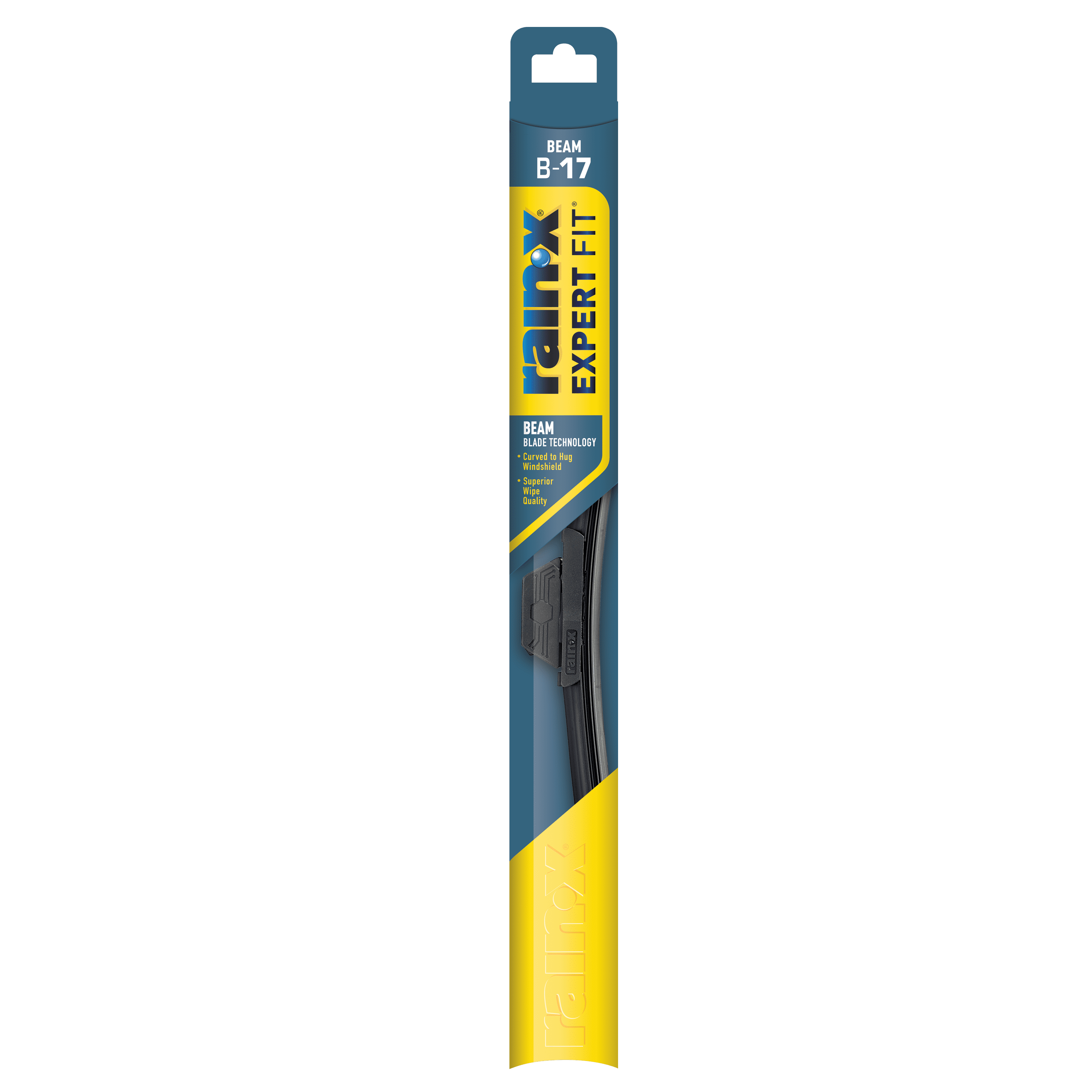 Rain-X Expert Fit Beam 17" Windshield Wiper Blade, Premium Wipers for Streak-Free, All-Weather Performance
