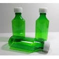 thumbnail image 1 of RX Medicine 4 oz Graduated Oval Plastic Bottles and Caps-12 Pack Green, 1 of 1
