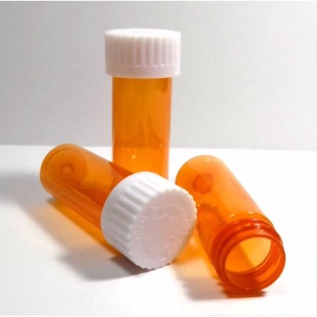 RX Medicine Travel Vials 8 Dram Amber 20 Pack