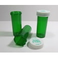 thumbnail image 1 of RX Medicine Vials 8 Dram Green 25 Pack, 1 of 1