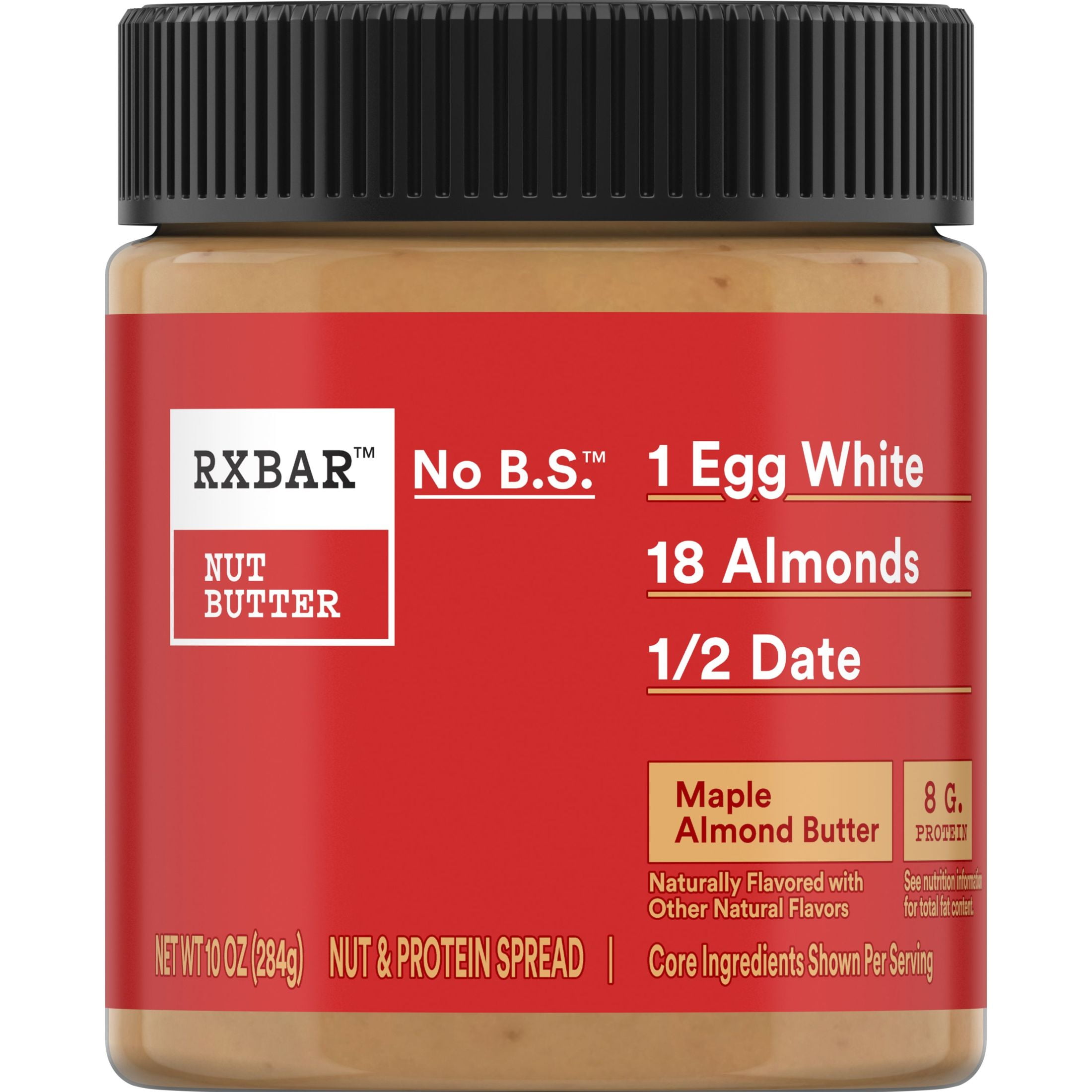 RX Nut Butter Maple Almond Butter, GlutenFree, 10 oz