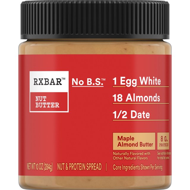 RX Nut Butter Maple Almond Butter, GlutenFree, 10 oz
