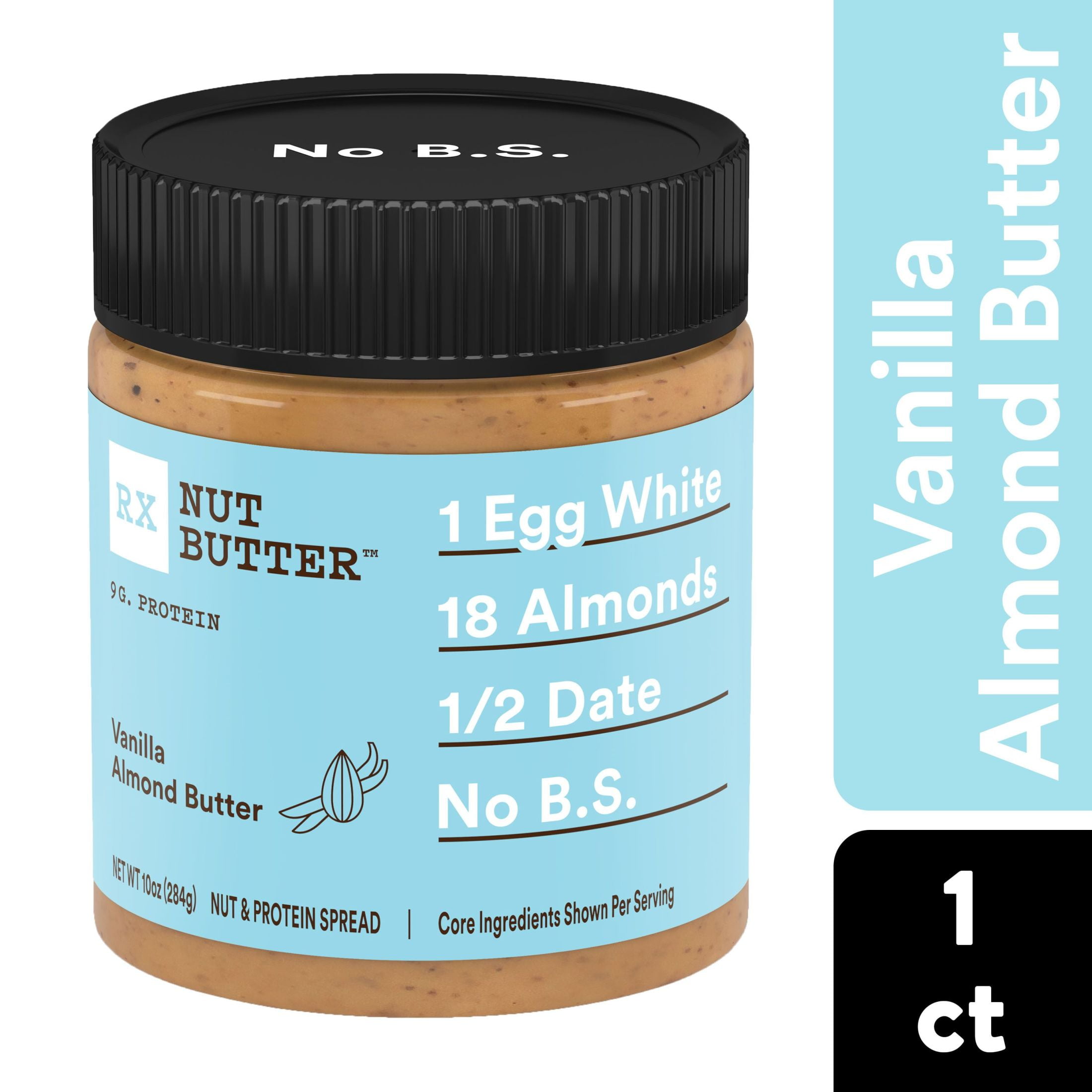 RX Nut Butter Vanilla Almond Butter, GlutenFree, 10 oz