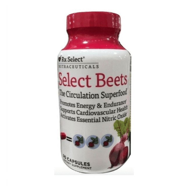 RX Select Beets Root Circulation Superfood Supports Cardiovascular 90