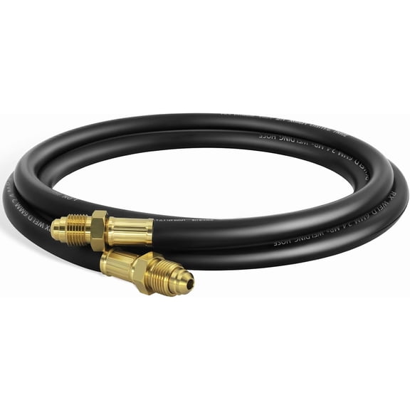 RX WELD Inert Gas Welding Hose - Argon Flow Hose (6.56FT, Black)