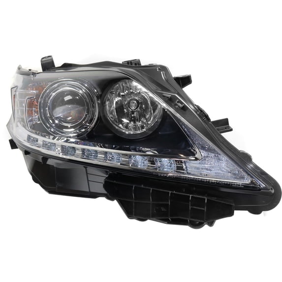 RX350 13-15/RX450H 15-15 HEAD LAMP RH, Assembly, Halogen, w/ LED DRL, Canada Built - CAPA