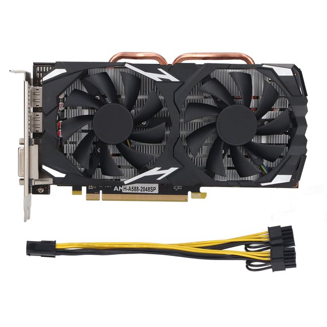 RX580 Game Graphics Card 8GB GDDR5 256BIT Low Noise Desktop Computer