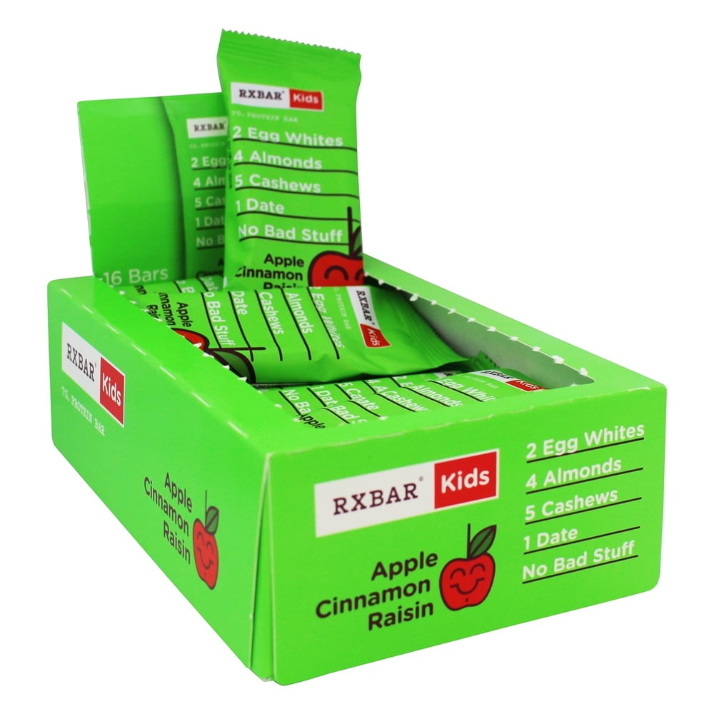 RXBAR Kids Protein Bar Apple Cinnamon Raisin 16 Bars