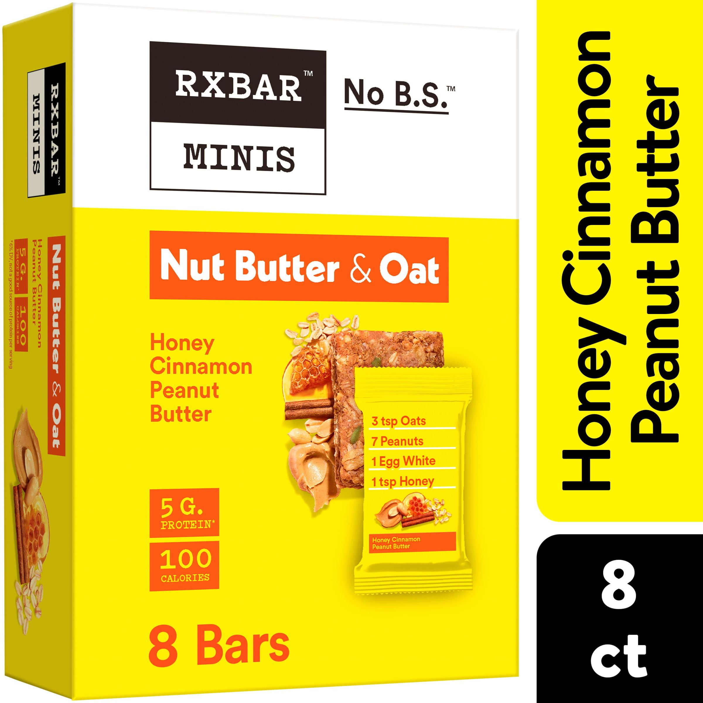 RXBAR Minis Nut Butter and Oat Honey Cinnamon Peanut Butter Chewy