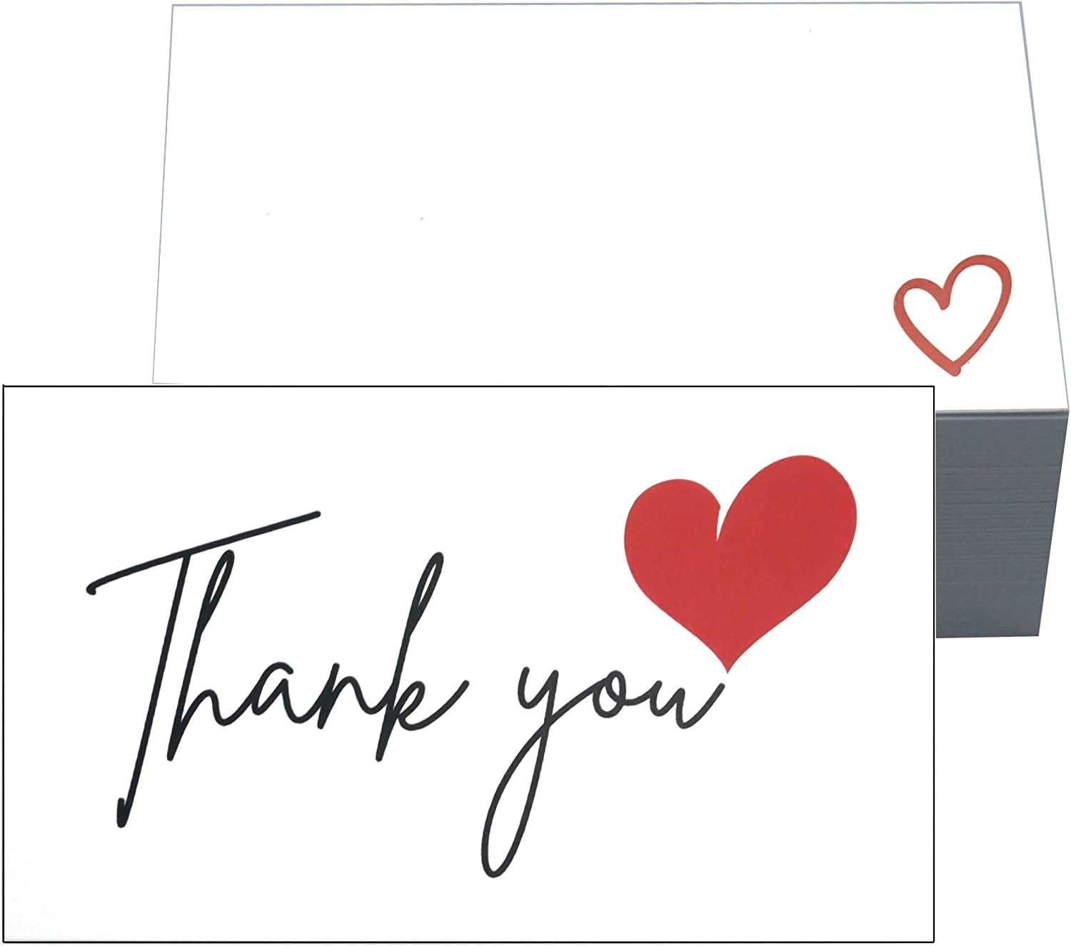 RXBC2011 100 Little Thank You Cards Gold Heart Costa Rica - View #11